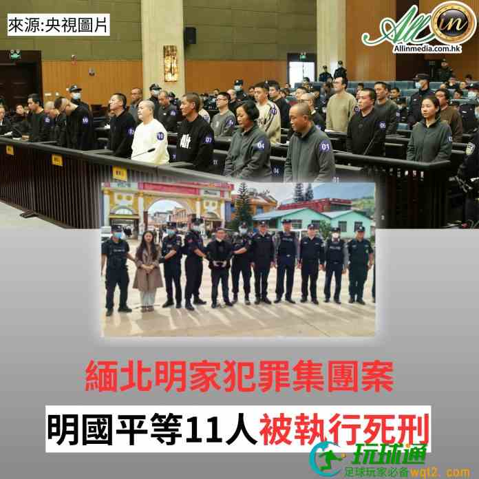 缅北明家犯罪集团案  明国平等11人被执行死刑